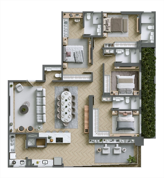 Apartamento de Alto Padrão à Venda – Porto Belo/SC | HERA: 32ª foto da galeria de imagens do imóvel