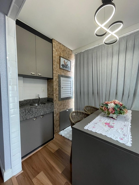 Apartamento à Venda no Bairro Morretes – 2 Dormitórios (1 Suíte) | 70m² | Mobiliado | 1 Vaga: 2ª foto da galeria de imagens do imóvel