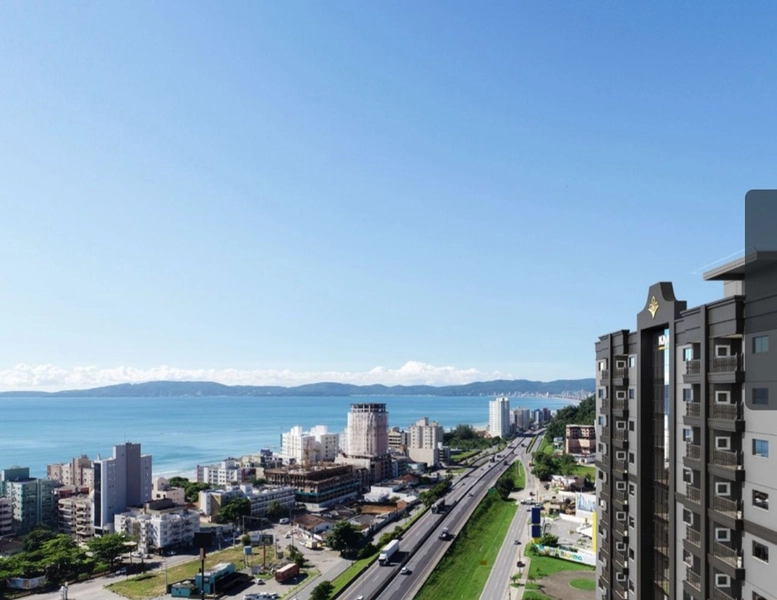 OPORTUNIDADE! Apartamento na planta com duas suítes, com visão para o mar localizado no bairro Morretes: 2ª foto da galeria de imagens do imóvel