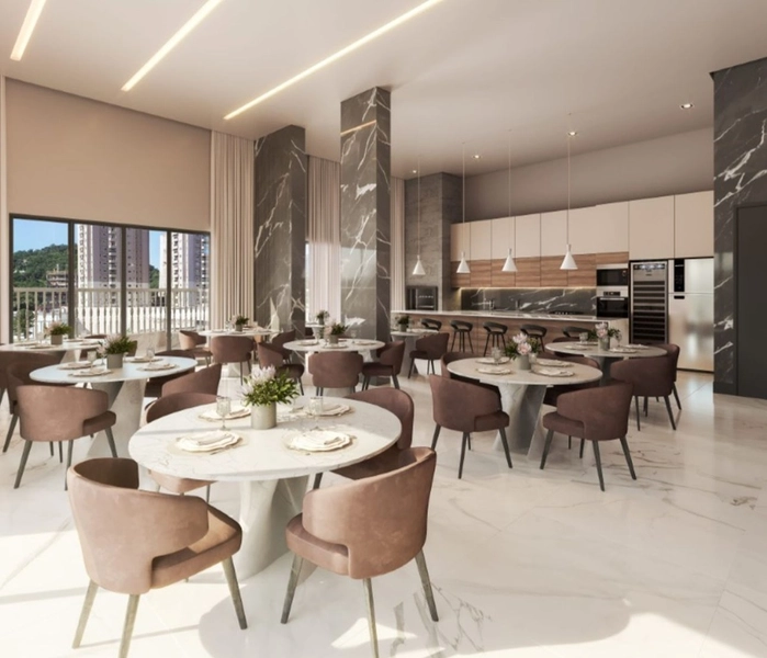 OPORTUNIDADE! Apartamento na planta com duas suítes, com visão para o mar localizado no bairro Morretes: 3ª foto da galeria de imagens do imóvel