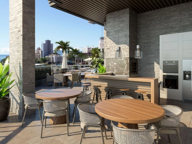 OPORTUNIDADE! Apartamento na planta com duas suítes, com visão para o mar localizado no bairro Morretes: 5ª foto da galeria de imagens do imóvel