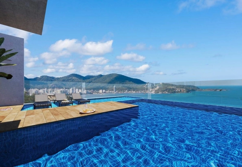 Venha desfrutar de uma apartamento com vista mar, 2 dormitórios sendo um suíte, localizado no bairro Morretes!: 2ª foto da galeria de imagens do imóvel