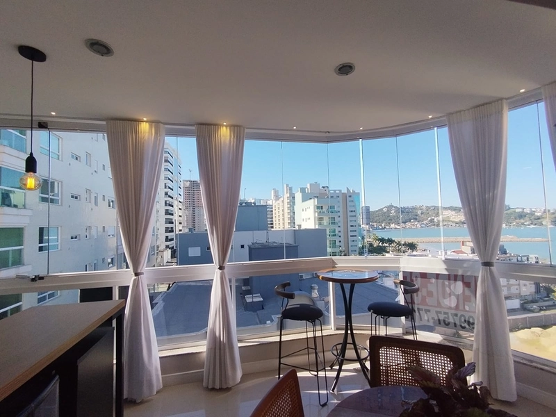 Apartamento mobiliado com vista para o mar localizado no Centro de Itapema: 5ª foto da galeria de imagens do imóvel