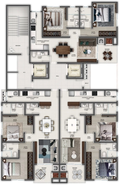 APARTAMENTO – MORRETES / ITAPEMA-SC: 14ª foto da galeria de imagens do imóvel