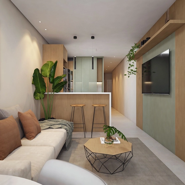 Seu Novo Lar com 2 Suítes no Casa Branca – Entrega em Junho de 2027: 2ª foto da galeria de imagens do imóvel