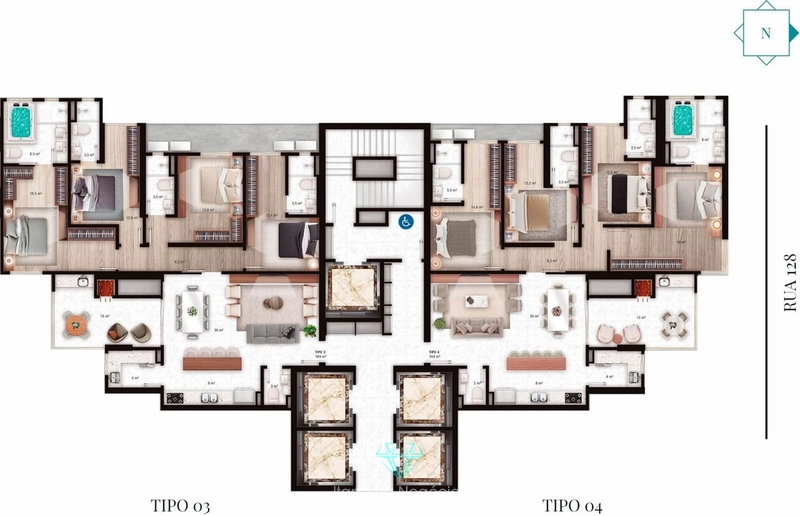 Apartamento 4 Suítes 3 Vagas: 6ª foto da galeria de imagens do imóvel