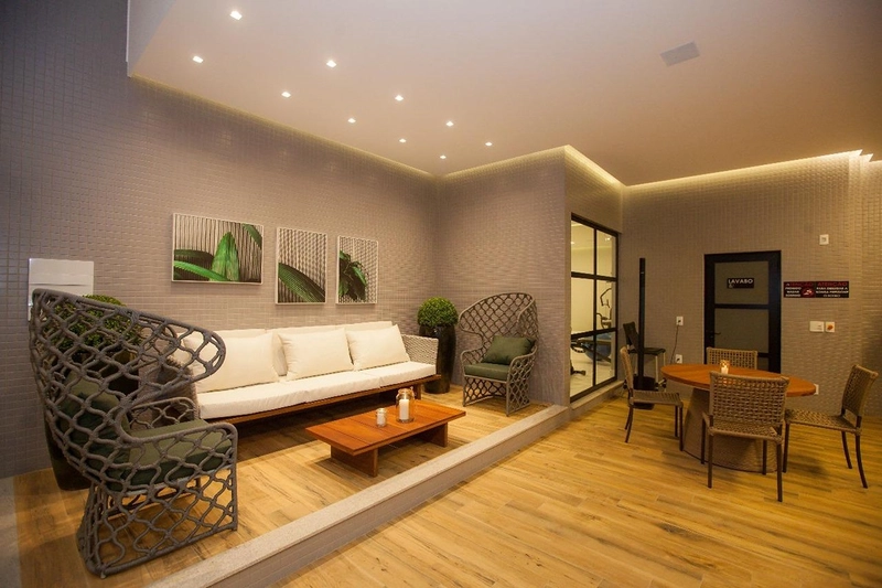 Maravilhoso apartamento finamente mobiliado e decorado na quadra do mar .: 36ª foto da galeria de imagens do imóvel