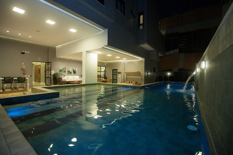 Maravilhoso apartamento finamente mobiliado e decorado na quadra do mar .: 35ª foto da galeria de imagens do imóvel