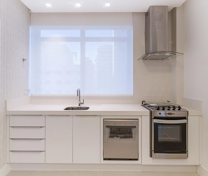 Maravilhoso apartamento finamente mobiliado e decorado na quadra do mar .: 9ª foto da galeria de imagens do imóvel