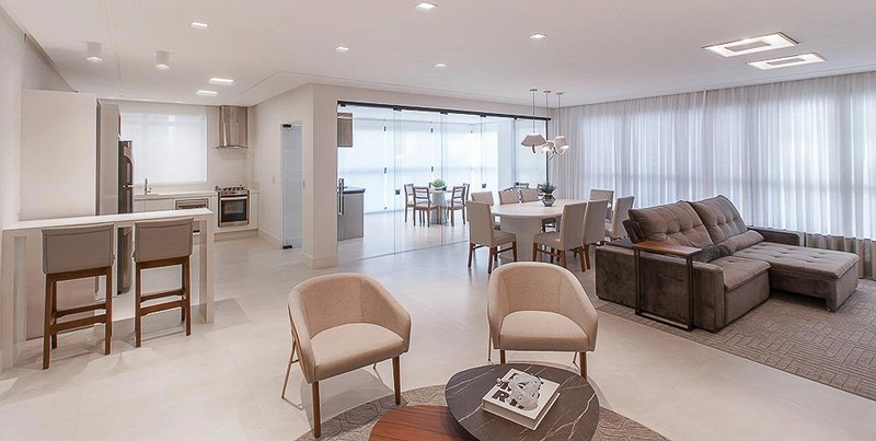 Maravilhoso apartamento finamente mobiliado e decorado na quadra do mar .: 8ª foto da galeria de imagens do imóvel