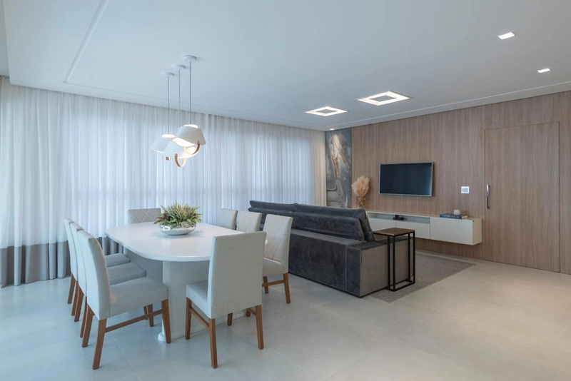 Maravilhoso apartamento finamente mobiliado e decorado na quadra do mar .: 5ª foto da galeria de imagens do imóvel