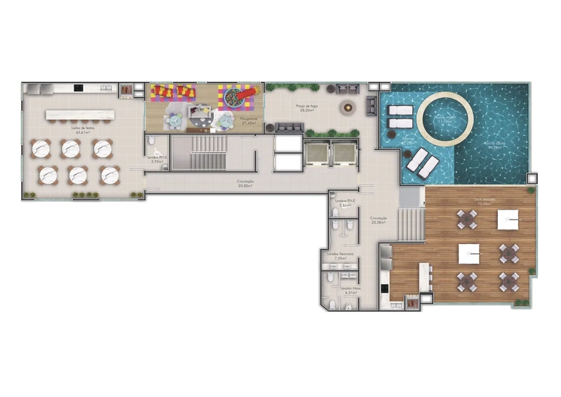 Apartamento 2 suítes 1 vagas - Morretes: 16ª foto da galeria de imagens do imóvel