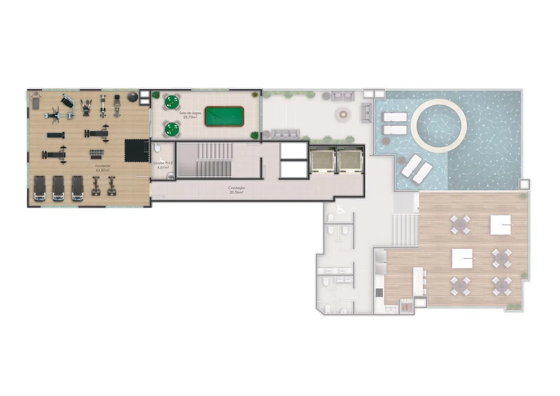 Apartamento 2 suítes 1 vagas - Morretes: 17ª foto da galeria de imagens do imóvel