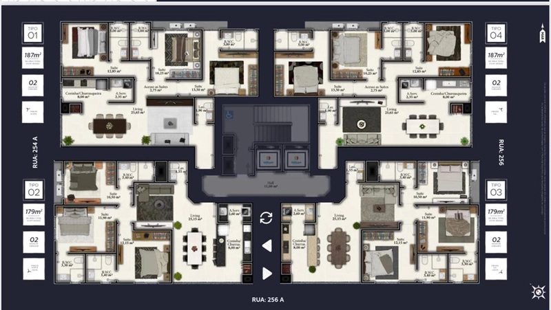 localizado na Meia Praia em Itapema. 3 suítes 2 vagas.: 17ª foto da galeria de imagens do imóvel