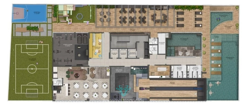 Apartamento 4 Suítes 3 Vagas - quadra Mar.: 34ª foto da galeria de imagens do imóvel