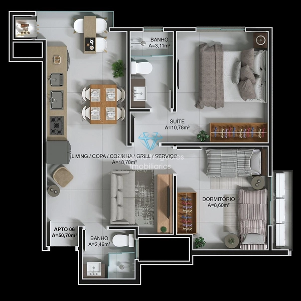 Apartamento à venda – Bairro Morretes | Itapema/SC: 11ª foto da galeria de imagens do imóvel