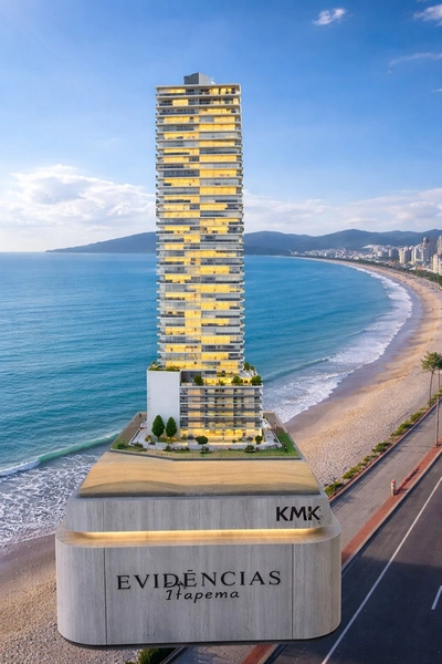 Apartamento frente mar no Centro de Itapema: 2ª foto da galeria de imagens do imóvel