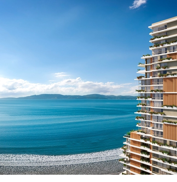 Apartamento frente mar no Centro de Itapema: 1ª foto da galeria de imagens do imóvel