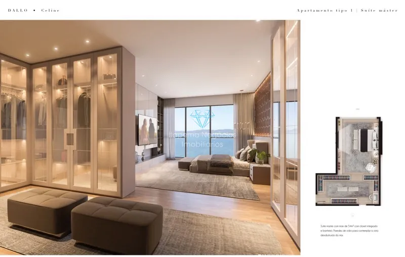 apartamento de alto luxo e, com um cenário de beleza única, 04 Suítes.: 15ª foto da galeria de imagens do imóvel