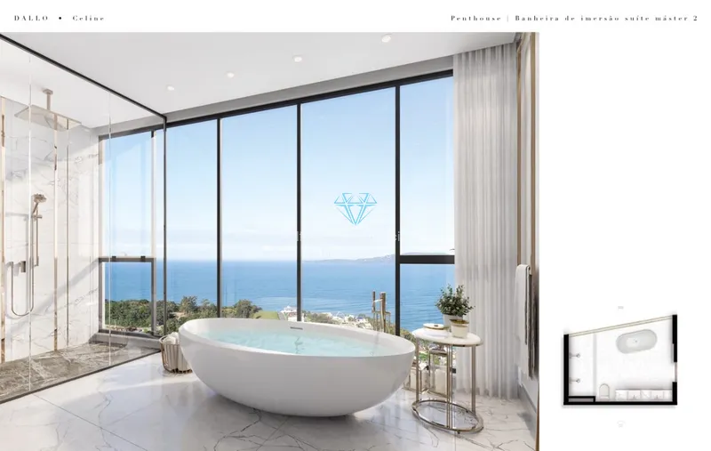 apartamento de alto luxo e, com um cenário de beleza única, 04 Suítes.: 2ª foto da galeria de imagens do imóvel