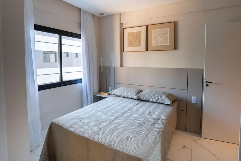 Apartamento pronto para morar, finamente mobiliado na Meia Praia: 7ª foto da galeria de imagens do imóvel