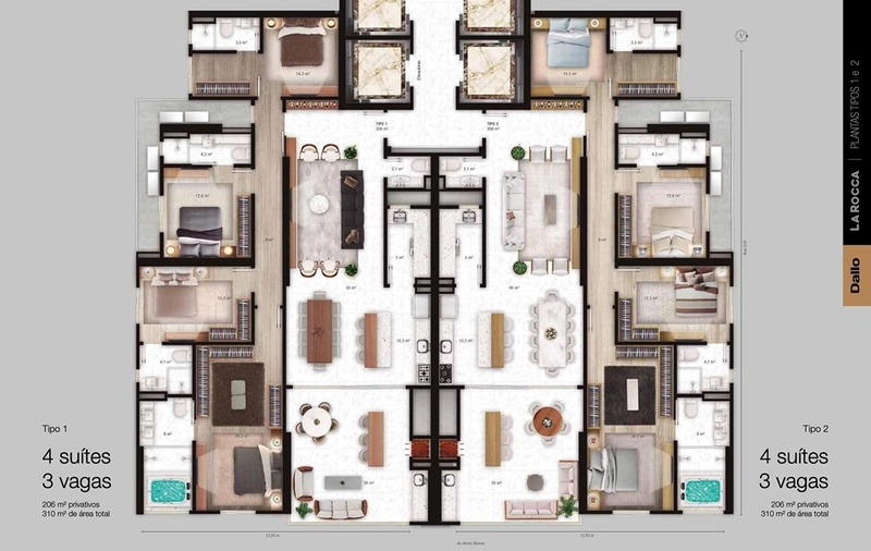 Apartamento 4 Suítes 3 Vagas: 14ª foto da galeria de imagens do imóvel