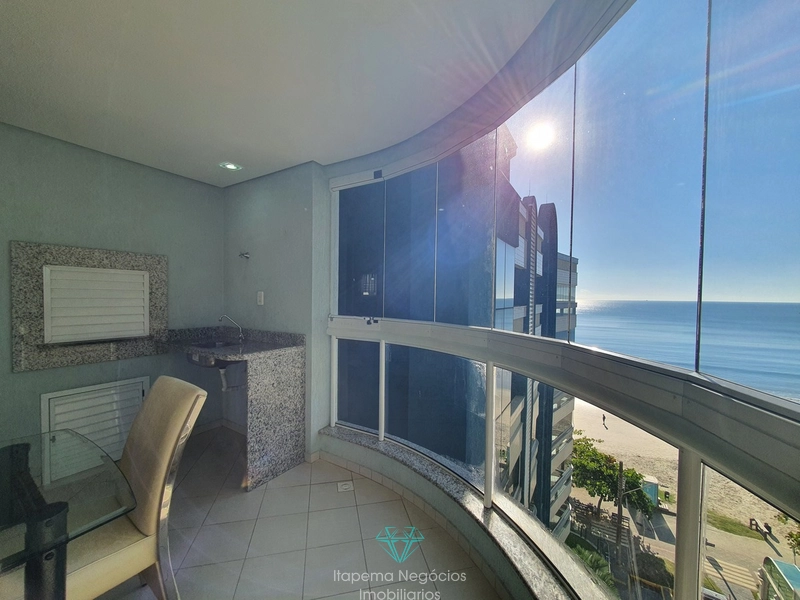 Apartamento mobiliado e equipado, frente ao mar, com 141m² e 2 vagas: 12ª foto da galeria de imagens do imóvel