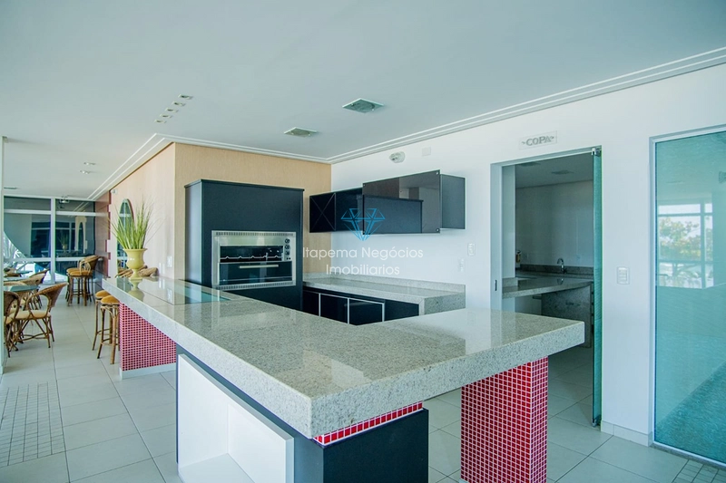 Apartamento mobiliado e equipado, frente ao mar, com 141m² e 2 vagas: 17ª foto da galeria de imagens do imóvel