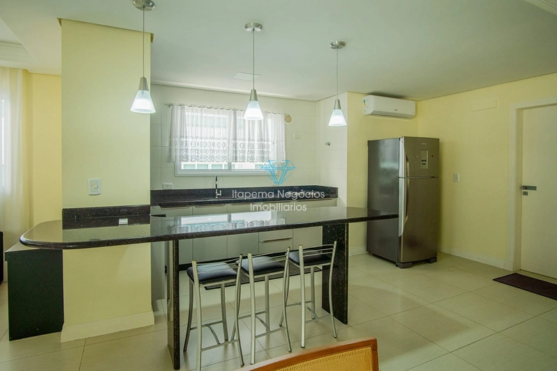 Apartamento mobiliado e equipado, frente ao mar, com 141m² e 2 vagas: 19ª foto da galeria de imagens do imóvel