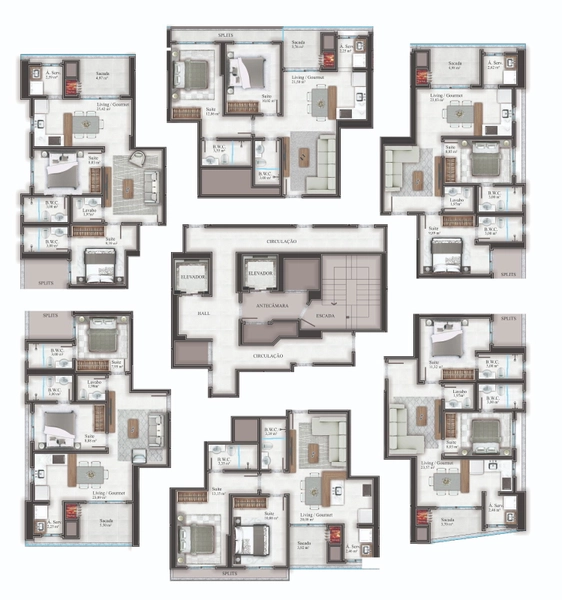 Apartamento 1 Suíte 1 Vaga - Morretes: 6ª foto da galeria de imagens do imóvel