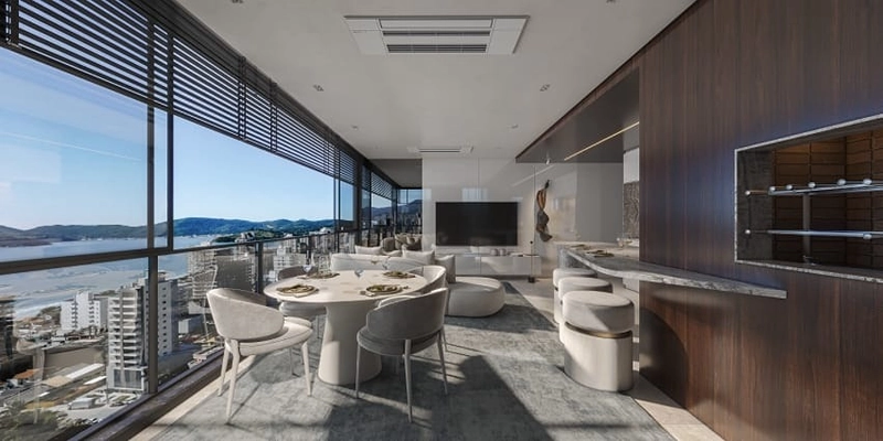 Apartamento à venda em Perequê – 2 Suítes | 2 Vagas | 86m²: 3ª foto da galeria de imagens do imóvel