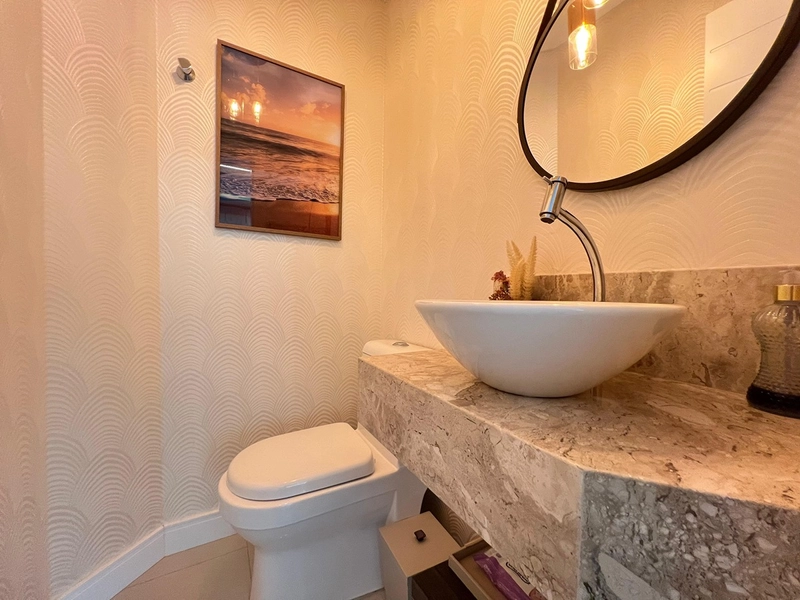 Apartamento Mobiliado e Decorado de Luxo, a Passos do Mar em Meia Praia, Itapema.: 13ª foto da galeria de imagens do imóvel