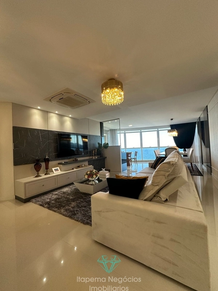 Apartamento com vista mar, 4 suítes 3 vagas. Itapema: 3ª foto da galeria de imagens do imóvel