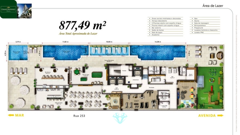 Apartamento de alto padrão na Meia Praia.: 4ª foto da galeria de imagens do imóvel