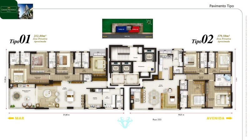Apartamento de alto padrão na Meia Praia.: 3ª foto da galeria de imagens do imóvel