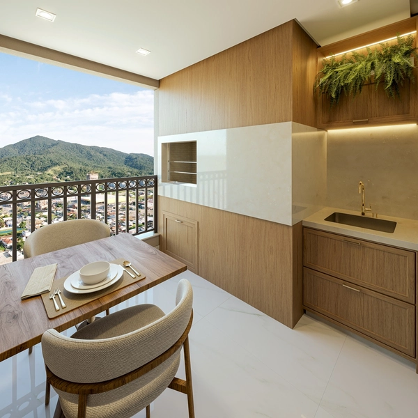 APARTAMENTO À VENDA – BALNEÁRIO PEREQUÊ | PADRÃO DALLO: 6ª foto da galeria de imagens do imóvel