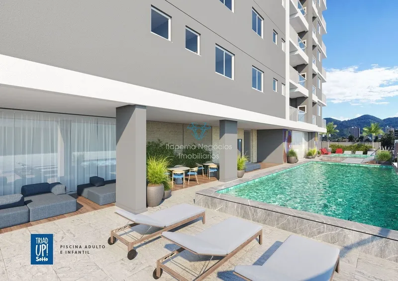 Apartamento com sacada externa e sacada interna - 01 Vaga de Garagem: 14ª foto da galeria de imagens do imóvel