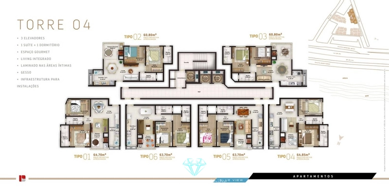 Apartamento 2 Dormitórios Sendo 1 Suíte - Morretes: 22ª foto da galeria de imagens do imóvel