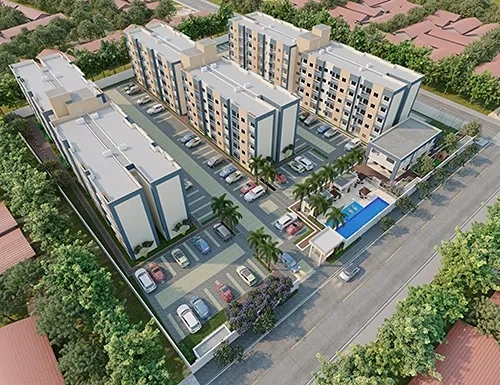 Apartamentos no  Condomínio Ápice Messejana: 11ª foto da galeria de imagens do imóvel