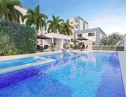 Apartamentos no  Condomínio Ápice Messejana: 16ª foto da galeria de imagens do imóvel