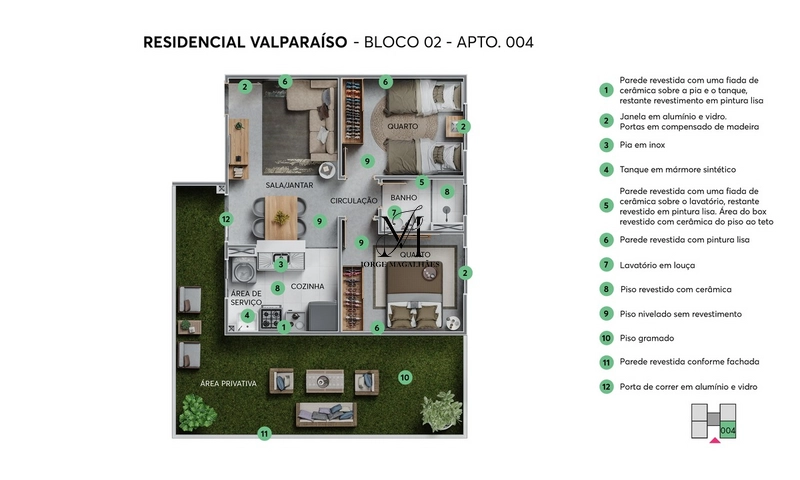 APARTAMENTO NO RESIDENCIAL VAL PARAISO: 3ª foto da galeria de imagens do imóvel