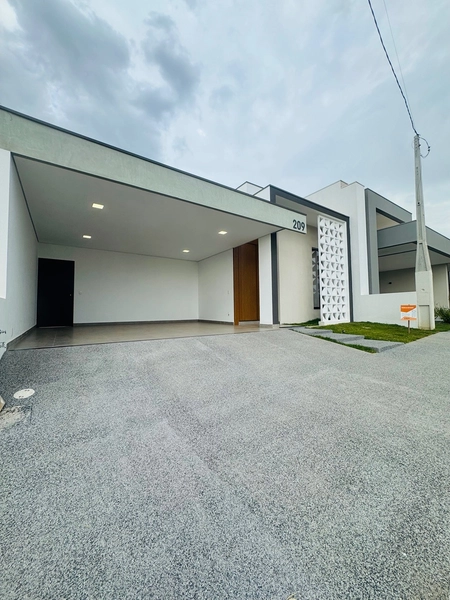 Casa Nova de 3 Dormitórios c/ 2 Suítes no Condomínio Villeneuve em São Carlos/SP.: 2ª foto da galeria de imagens do imóvel