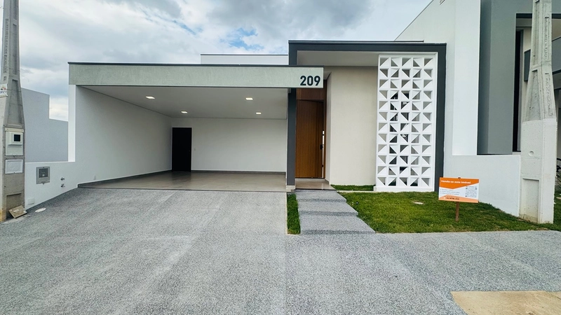 Casa Nova de 3 Dormitórios c/ 2 Suítes no Condomínio Villeneuve em São Carlos/SP.: 3ª foto da galeria de imagens do imóvel