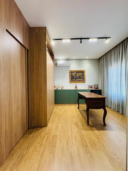 Casa contemporânea com 4 Suítes e piscina no Condomínio Faber IV no Parque Faber em São Carlos/SP: 6ª foto da galeria de imagens do imóvel