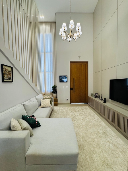 Casa contemporânea com 4 Suítes e piscina no Condomínio Faber IV no Parque Faber em São Carlos/SP: 3ª foto da galeria de imagens do imóvel