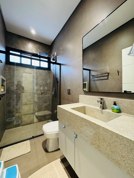 Casa contemporânea com 4 Suítes e piscina no Condomínio Faber IV no Parque Faber em São Carlos/SP: 26ª foto da galeria de imagens do imóvel