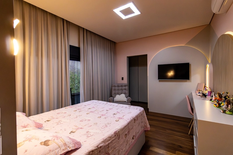 Sobrado de 4 Suítes, Piscina no Condomínio Damha III em São Carlos/SP.: 25ª foto da galeria de imagens do imóvel