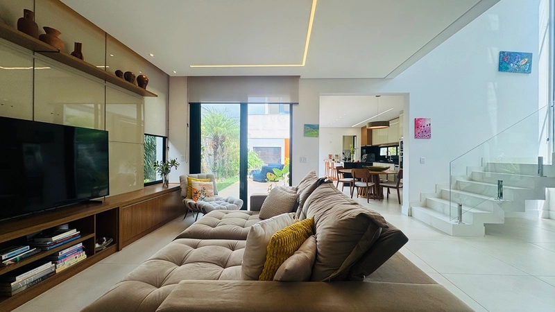 Sobrado de 4 Suítes e Piscina no Condomínio Faber IV em São Carlos/SP.: 4ª foto da galeria de imagens do imóvel