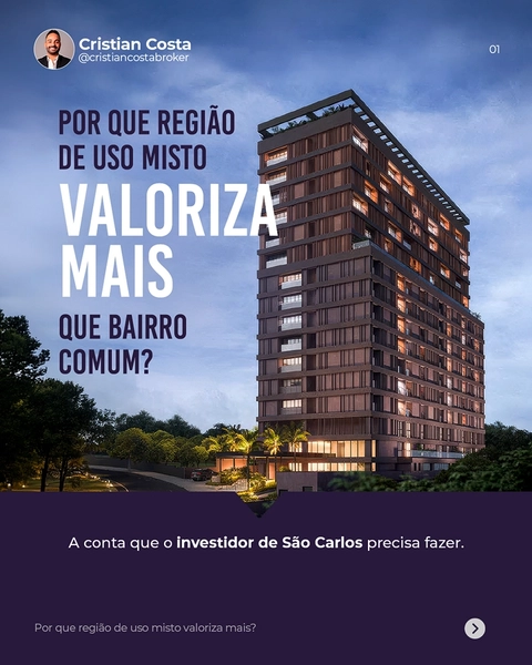Data Lake - Sala Comercial de 44m² a 218,60m² no Jardim São Carlos em São Carlos/SP.: 2ª foto da galeria de imagens do imóvel