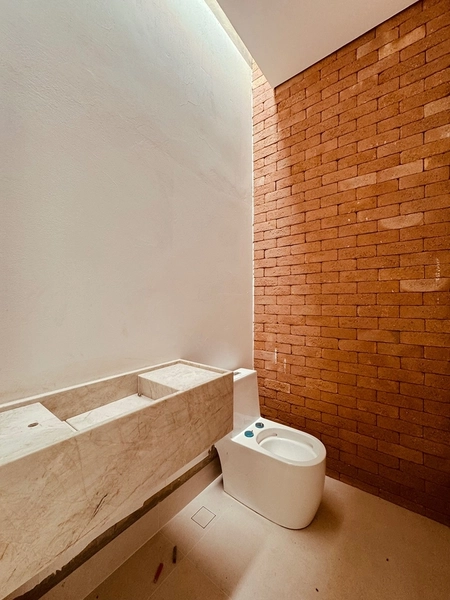 Casa nova de 3 Suítes e Piscina no Condomínio Damha IV em São Carlos/SP.: 3ª foto da galeria de imagens do imóvel